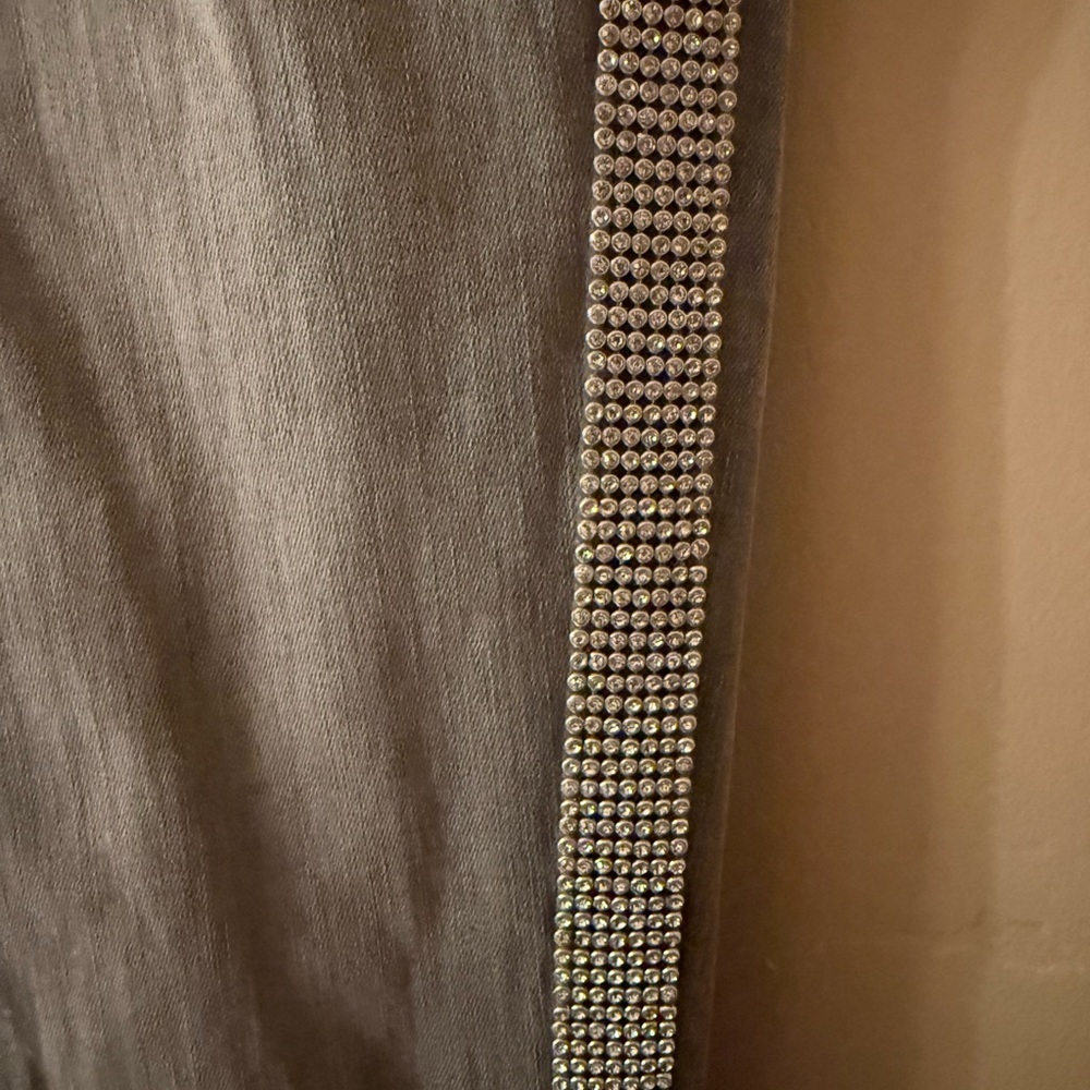 Blank NYC Charcoal Skinny Jeans with Side Embellishments - Picture 3 of 5
